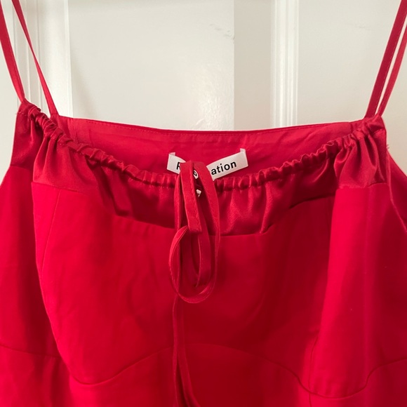 NWT Reformation Annalise Dress in Cherry - Picture 10 of 11